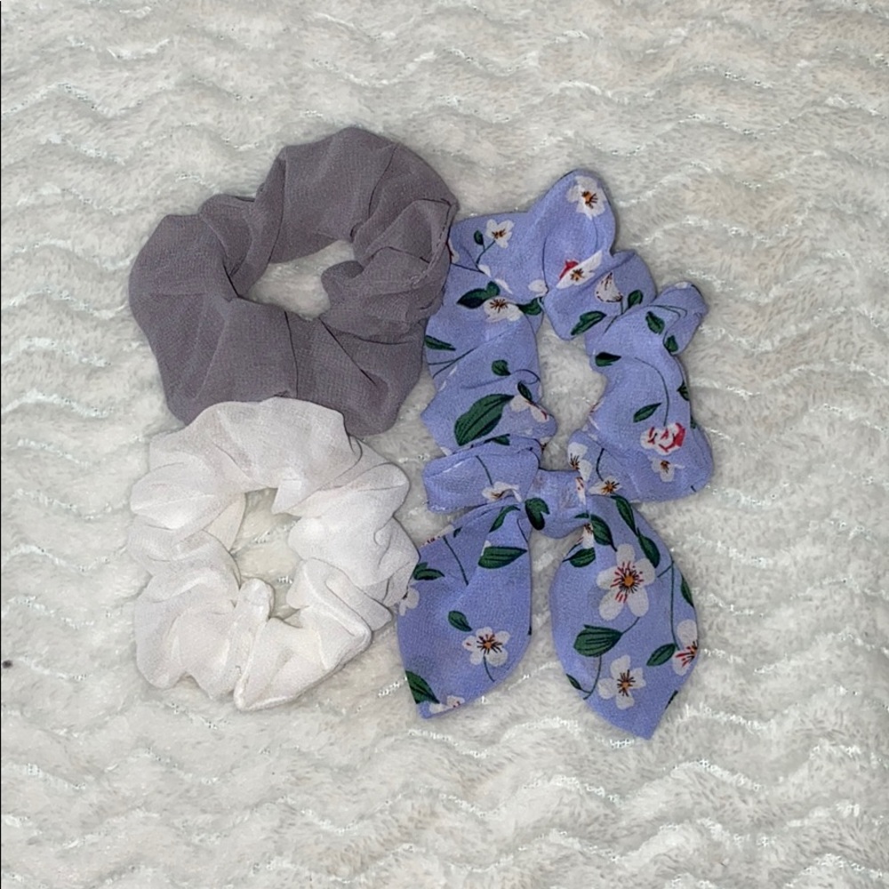 Three piece scrunchy set